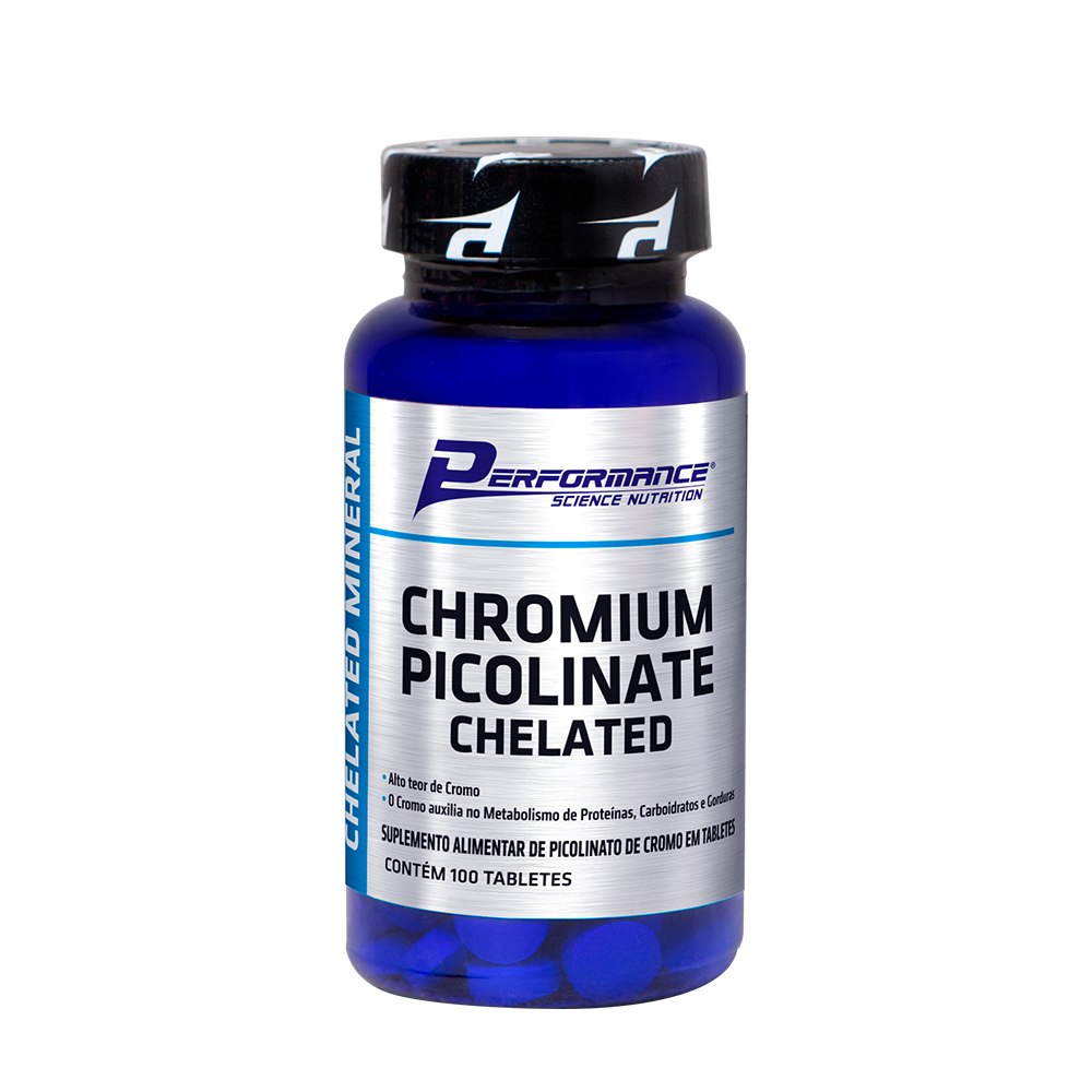 Picolinato de Cromo Quelato - 100 tabletes