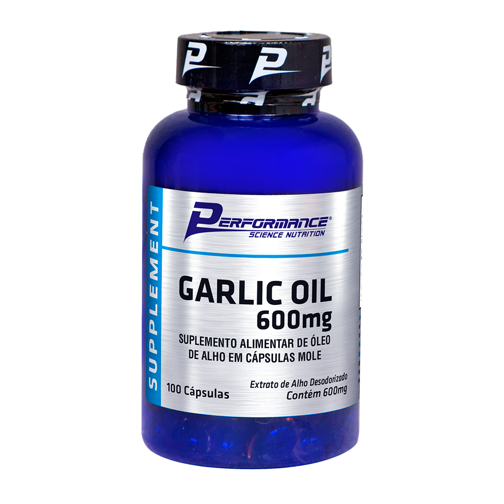 Extrato de Alho Desodorizado - Garlic Oil 600mg 100 Caps.