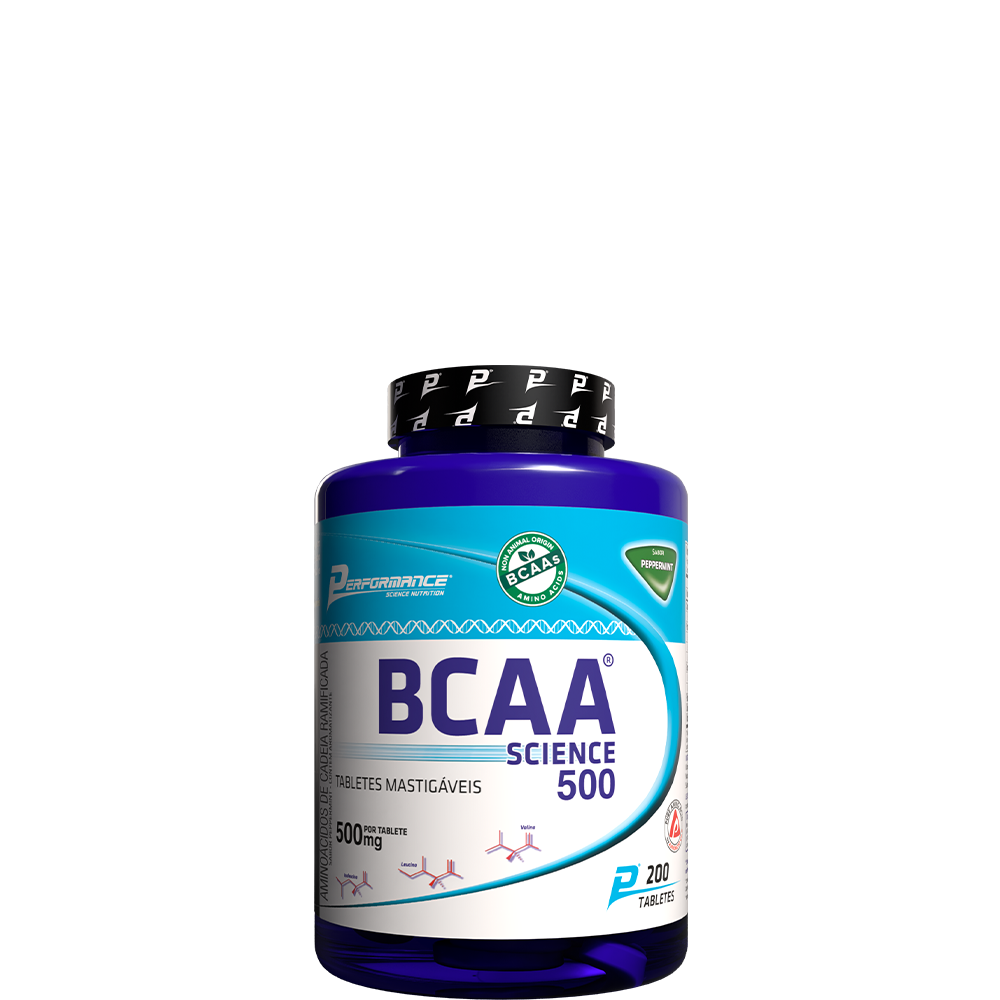 BCAA Science 500® Tablete Mastigável - 200 Tabs.