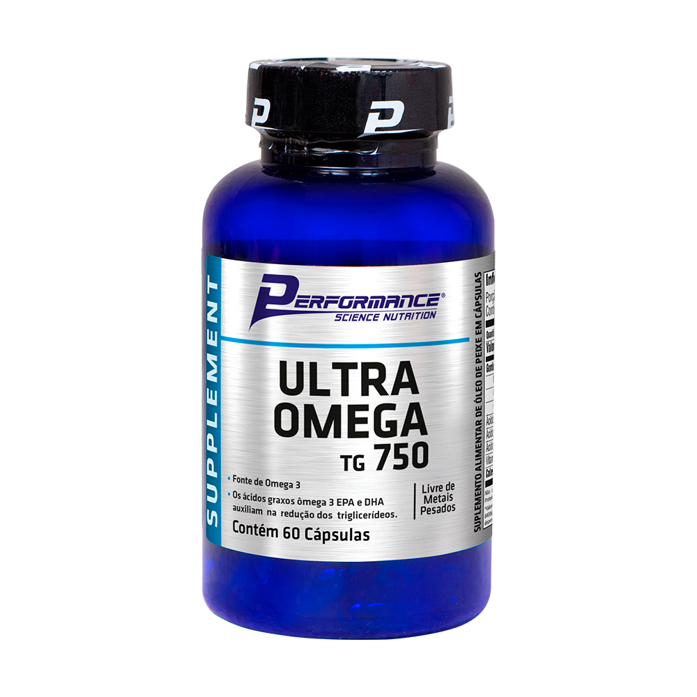Óleo de Peixe Ômega 3 Ultra Ômega TG 750 - 60 Cápsulas