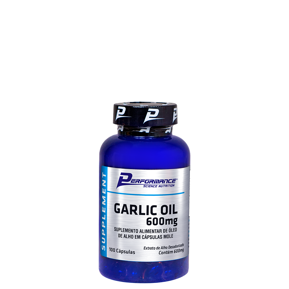 Extrato de Alho Desodorizado - Garlic Oil 600mg 100 Caps.