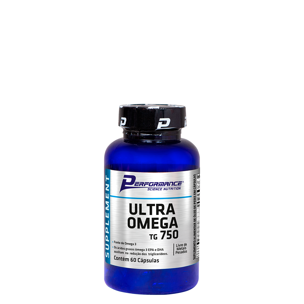 Óleo de Peixe Ômega 3 Ultra Ômega TG 750 - 60 Cápsulas