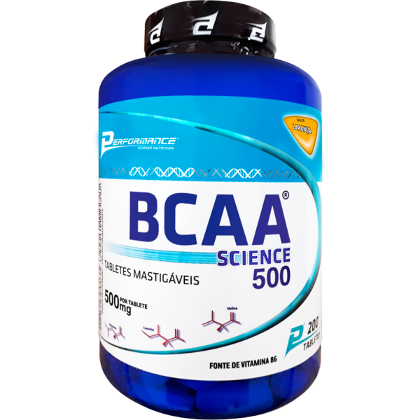 BCAA Science 500® Tablete Mastigável - 200 Tabs.