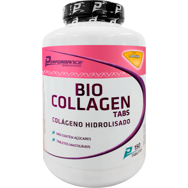 Colágeno Hidrolisado Mastigável - Collagen Tabs Laranja