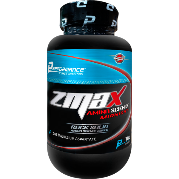 Zinco Magnésio Aspartato (ZMA) - Zmax Midnight 100 Tabletes
