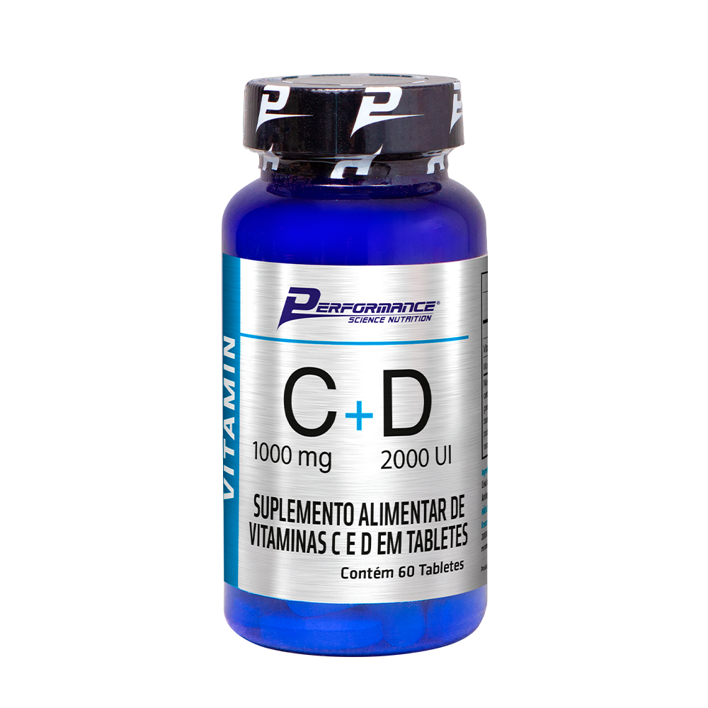 Vitamina C + Zinco - 60 Tabletes Vitamina C + Vitamina D3 - 60 Tabletes