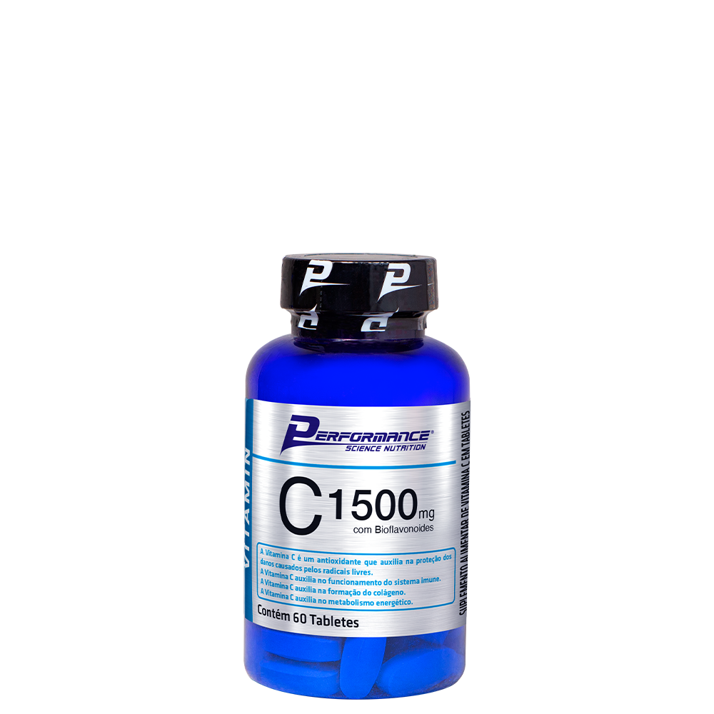 Vitamina C + Zinco - 60 Tabletes Vitamina C 1500mg - 60 tabletes