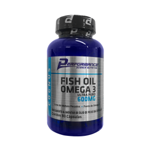 Óleo de Peixe Ômega 3 Ultra Puro 600mg - Fish Oil 90 Cápsulas