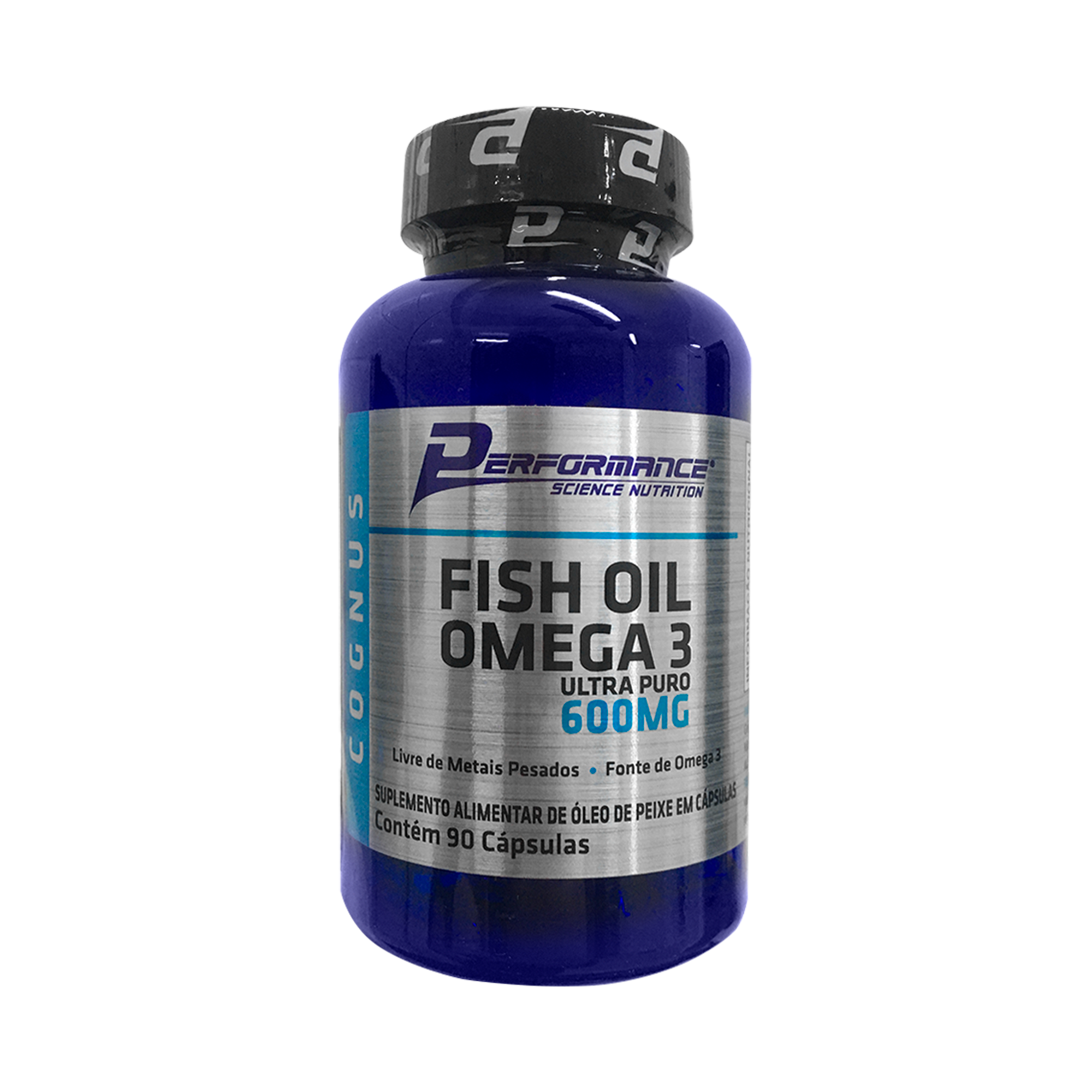 Óleo de Peixe Ômega 3 Ultra Puro 600mg - Fish Oil 90 Cápsulas