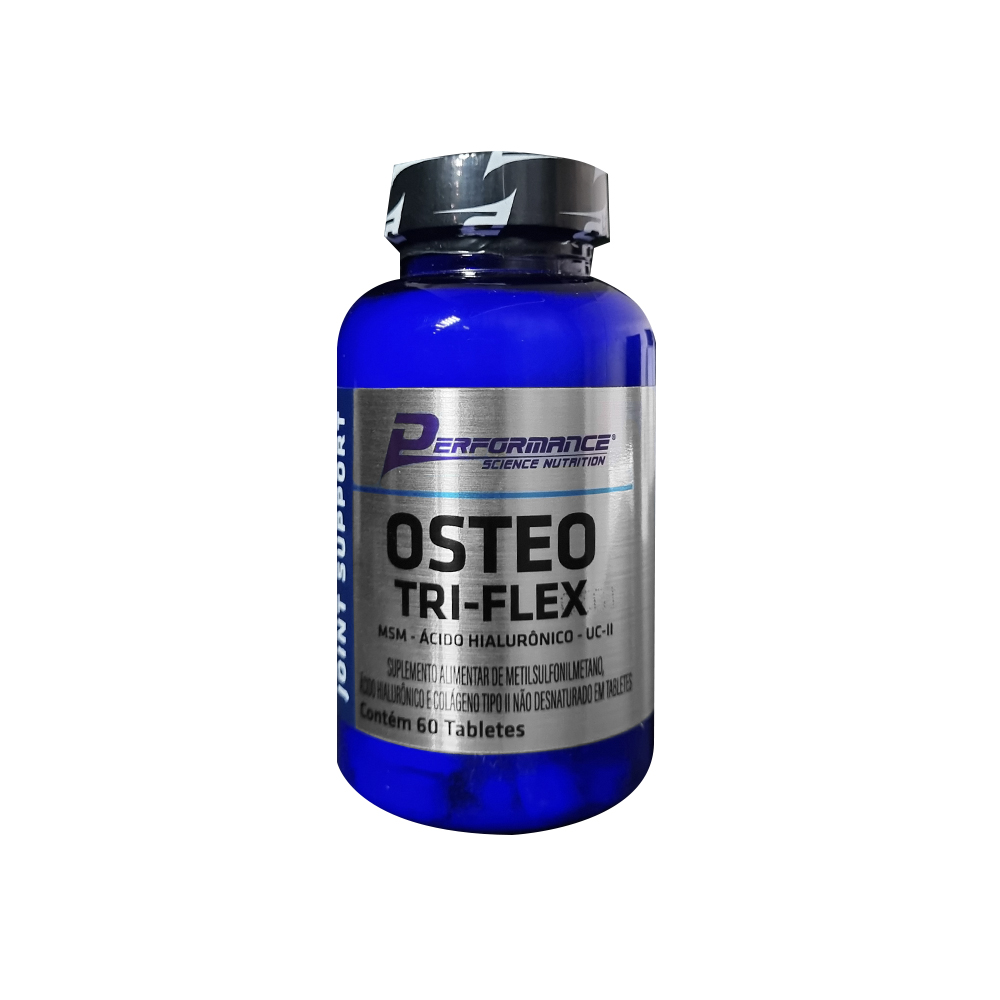 Osteo Tri-Flex MSM Ácido Hialurônico e Colágeno Tipo II - 60 Tabletes