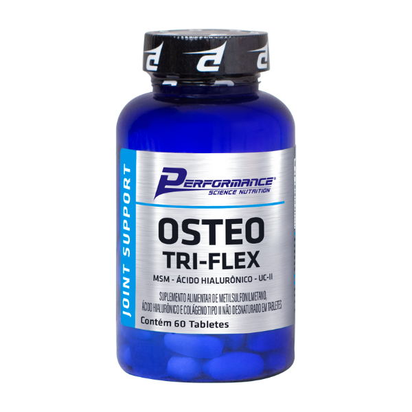 Osteo Tri-Flex MSM Ácido Hialurônico e Colágeno Tipo II - 60 Tabletes