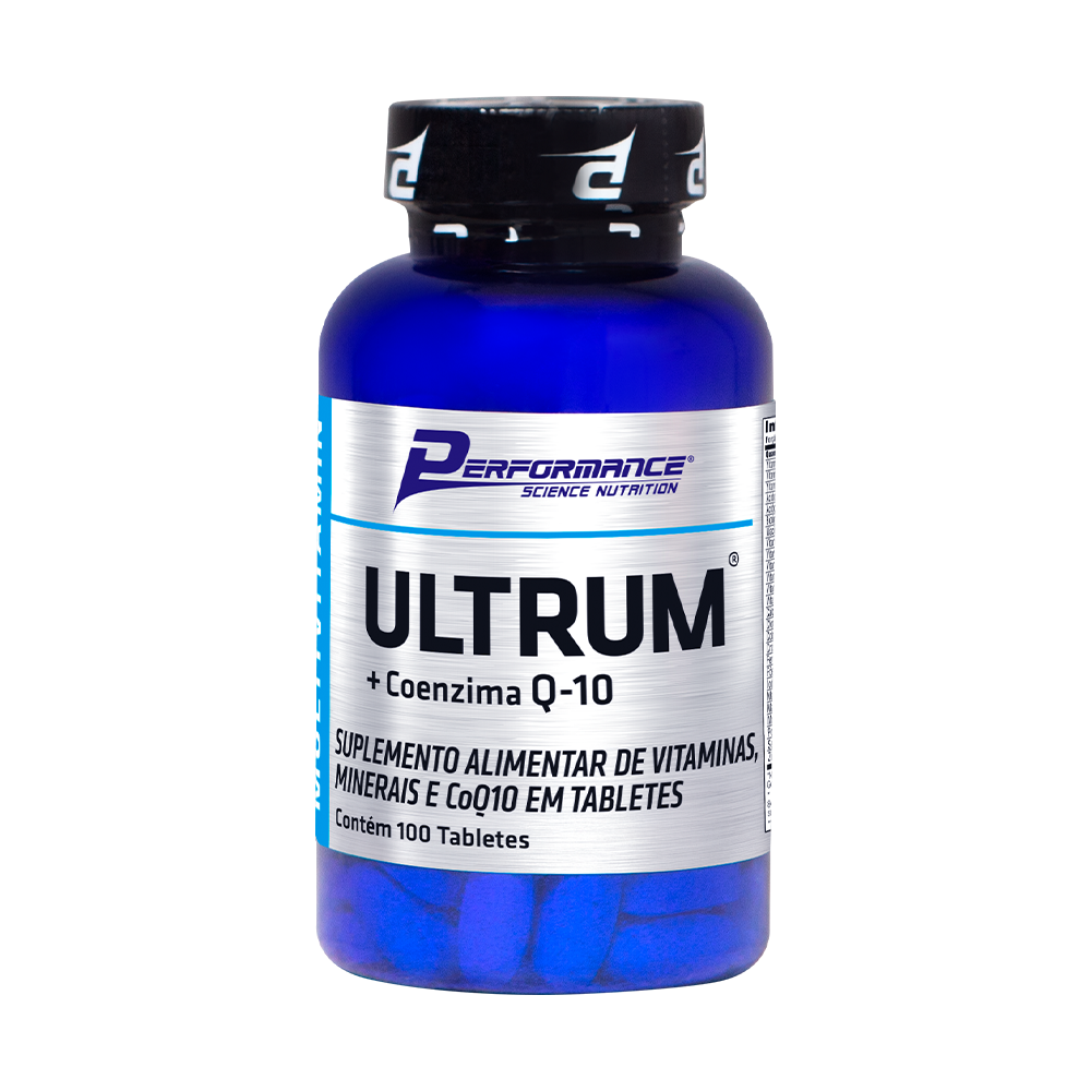 Multivitamínico Mineral Ultrum com Coenzima Q-10 100 Tabletes