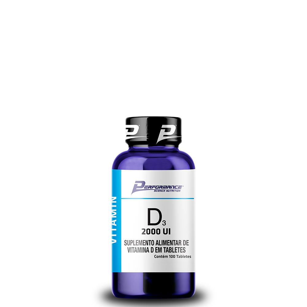 Vitamina D3 2000 UI - 100 Tabletes