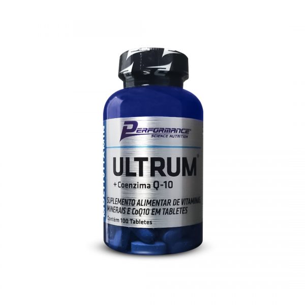 Multivitamínico Mineral Ultrum com Coenzima Q-10 100 Tabletes