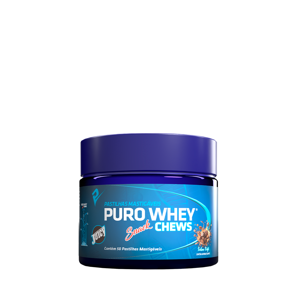 Puro Whey Chews Snack Mastigável Pastilha - Whey Mastigável 50 Tabletes - Imagem 3