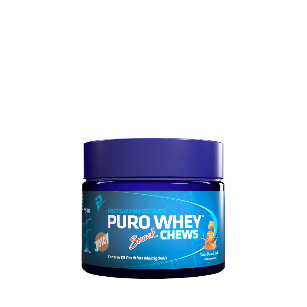 Puro Whey Chews Snack Mastigável Pastilha - Whey Mastigável 50 Tabletes - Imagem 2